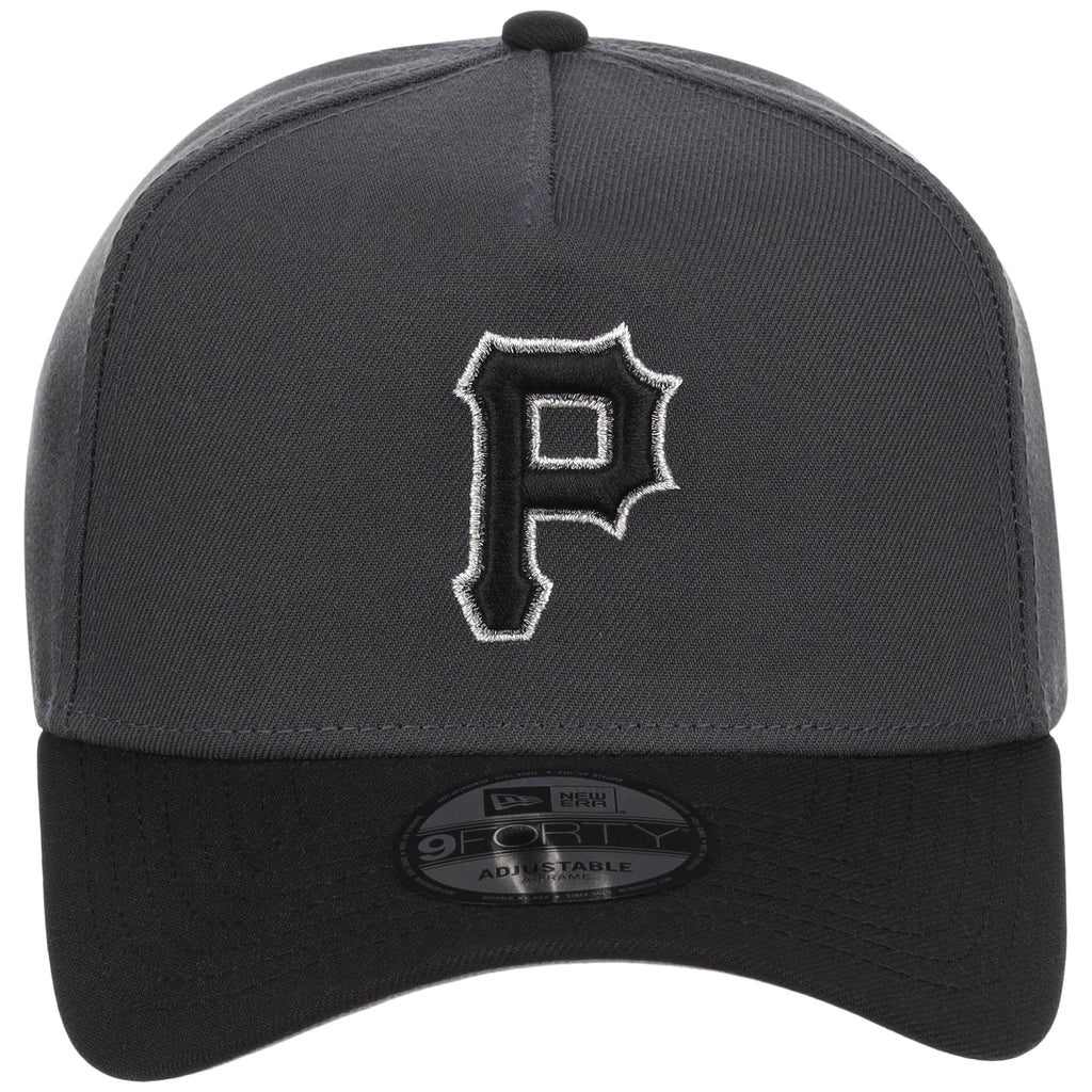 Pittsburgh Pirates MLB Graphite x Black FASHION CORE New Era 9FORTY A-Frame