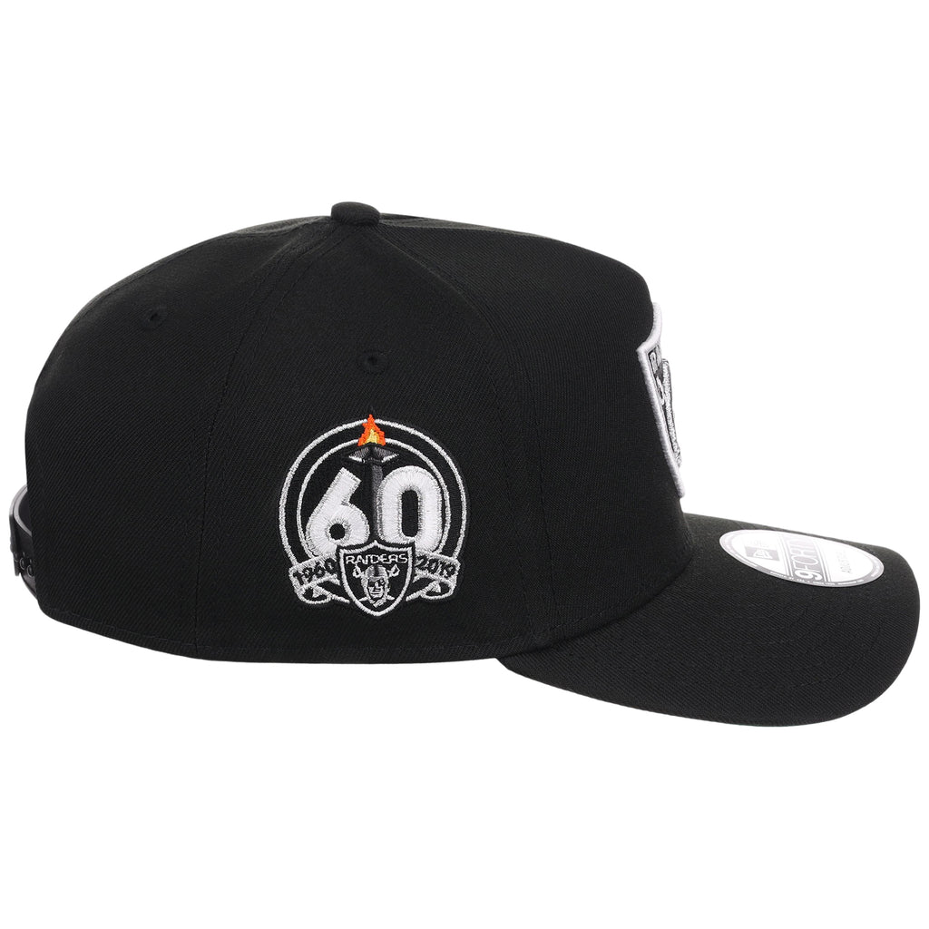Las Vegas Raiders NFL Black Dome New Era 9FORTY A-Frame