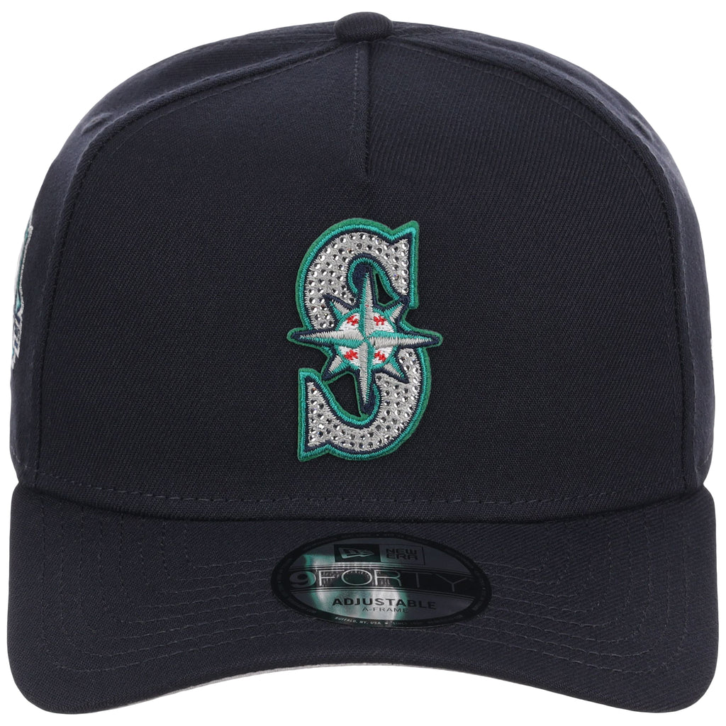 Seattle Mariners MLB Diamond Bling New Era 9FORTY A-Frame