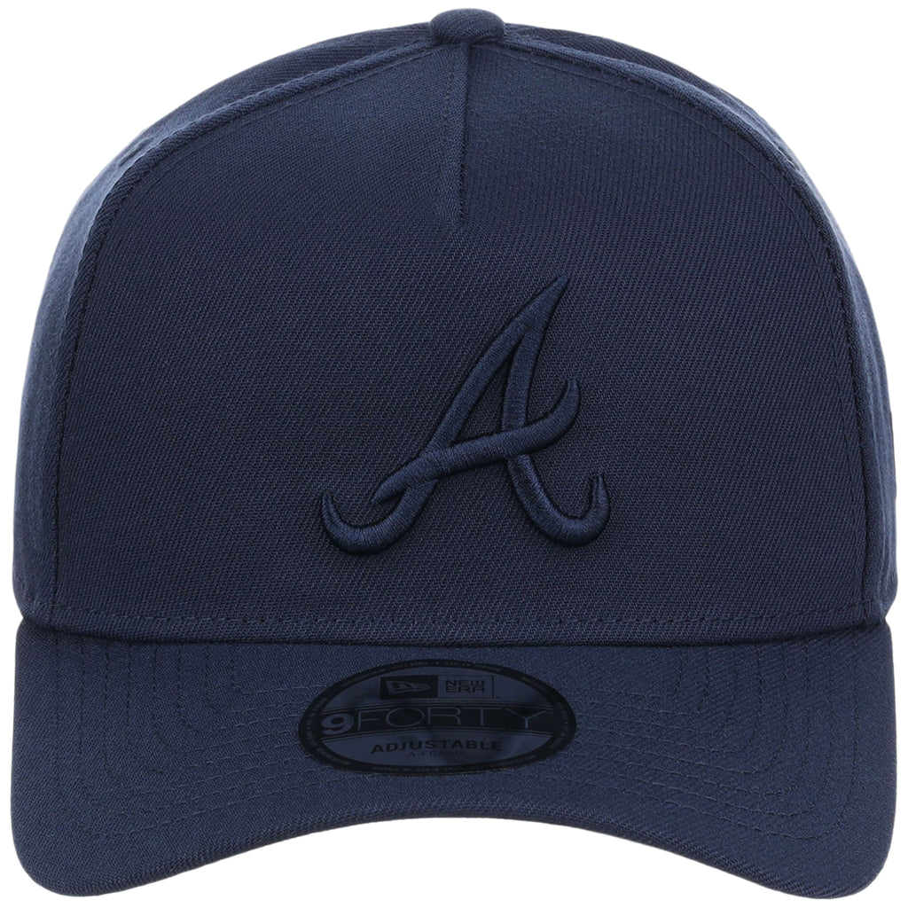 Atlanta Braves MLB Navy FASHION CORE New Era 9FORTY A-Frame