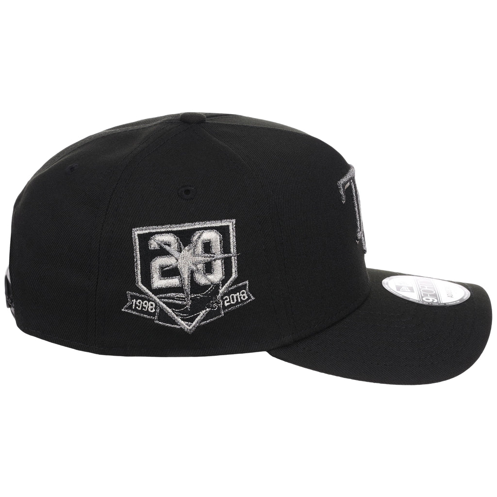 Tampa Bay Rays MLB Liquid Titanium New Era 9FORTY A-Frame