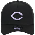 Cincinnati Reds MLB Black x Lavender FASHION CORE New Era 9FORTY A-Frame