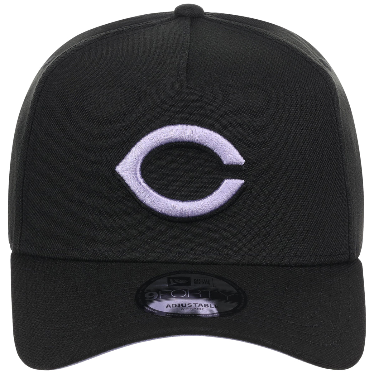 Cincinnati Reds MLB Black x Lavender FASHION CORE New Era 9FORTY A-Frame
