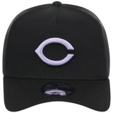 Cincinnati Reds MLB Black x Lavender FASHION CORE New Era 9FORTY A-Frame