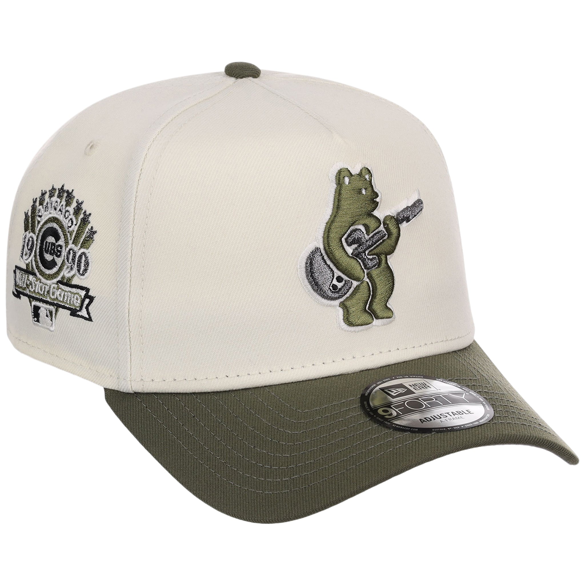 Chicago Cubs MLB Chrome Olive New Era 9FORTY