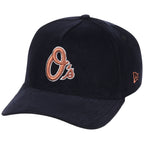 Baltimore Orioles MLB Navy Cord FASHION CORE New Era 9FORTY A-Frame