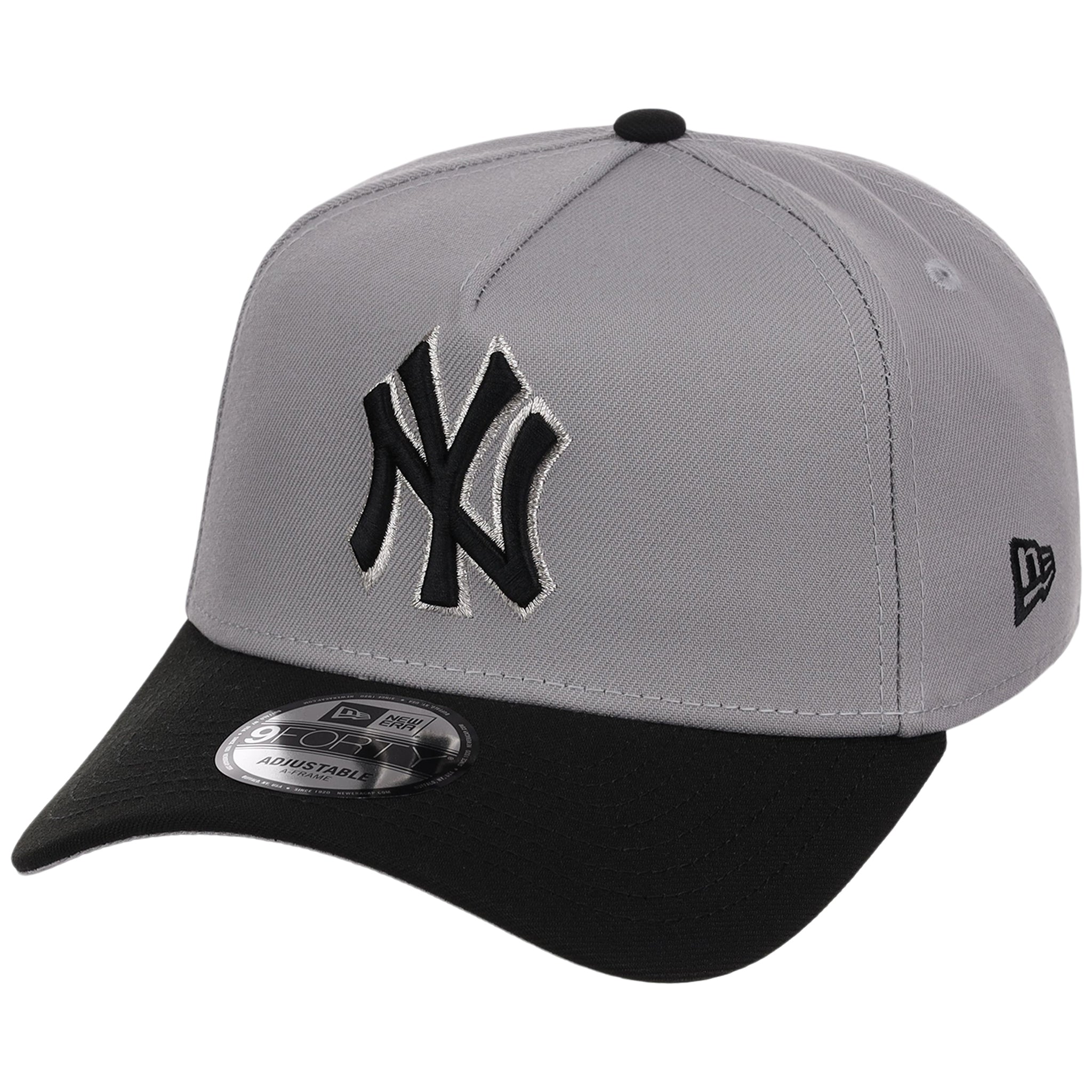 New York Yankees MLB Gray x Black FASHION CORE New Era 9FORTY A-Frame