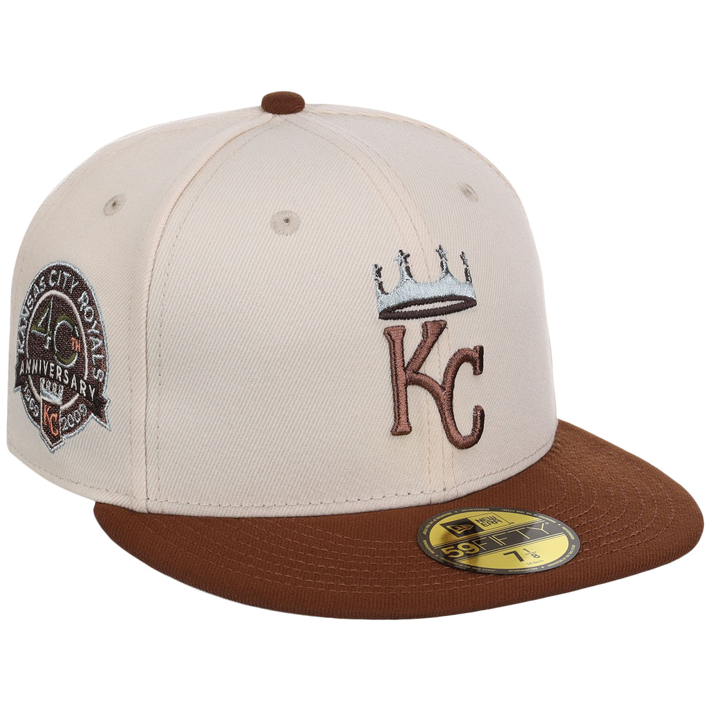 Kansas City Royals MLB Auburn Cream New Era 59FIFTY