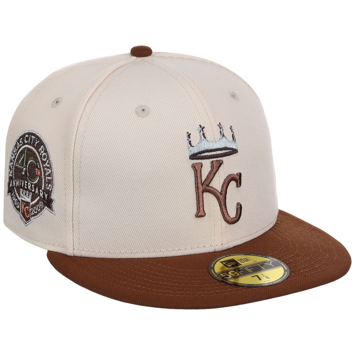 Kansas City Royals MLB Auburn Cream New Era 59FIFTY