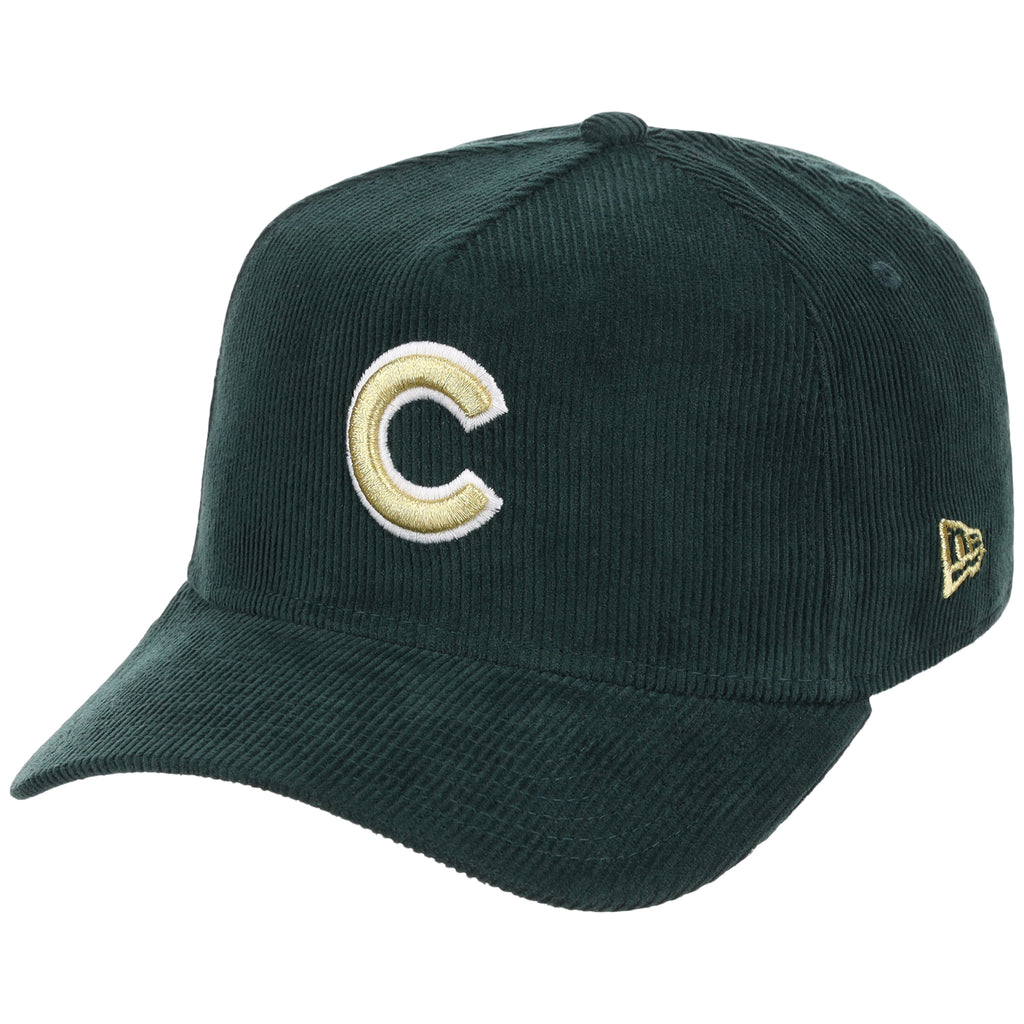 Chicago Cubs MLB Dark Green Cord FASHION CORE New Era 9FORTY A-Frame