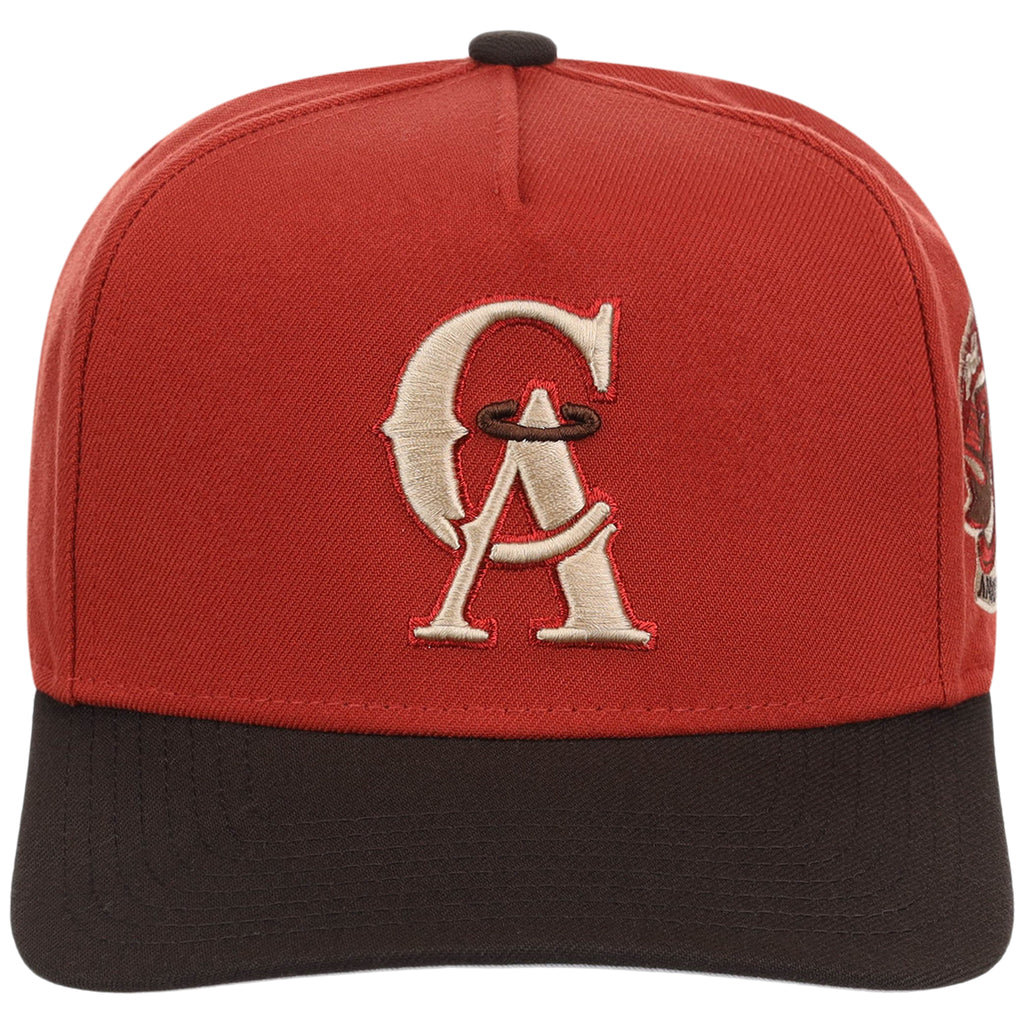 California Angels MLB Brown Stone Heat Mitcell & Ness Pro Pinch