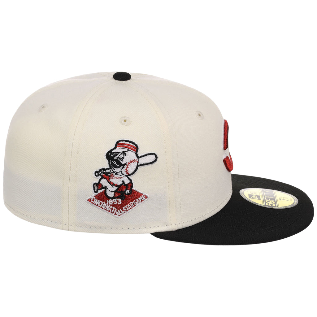 Cincinnati Reds MLB Flipmode 2.0 New Era 59FIFTY (Chrome/Black/Gray)