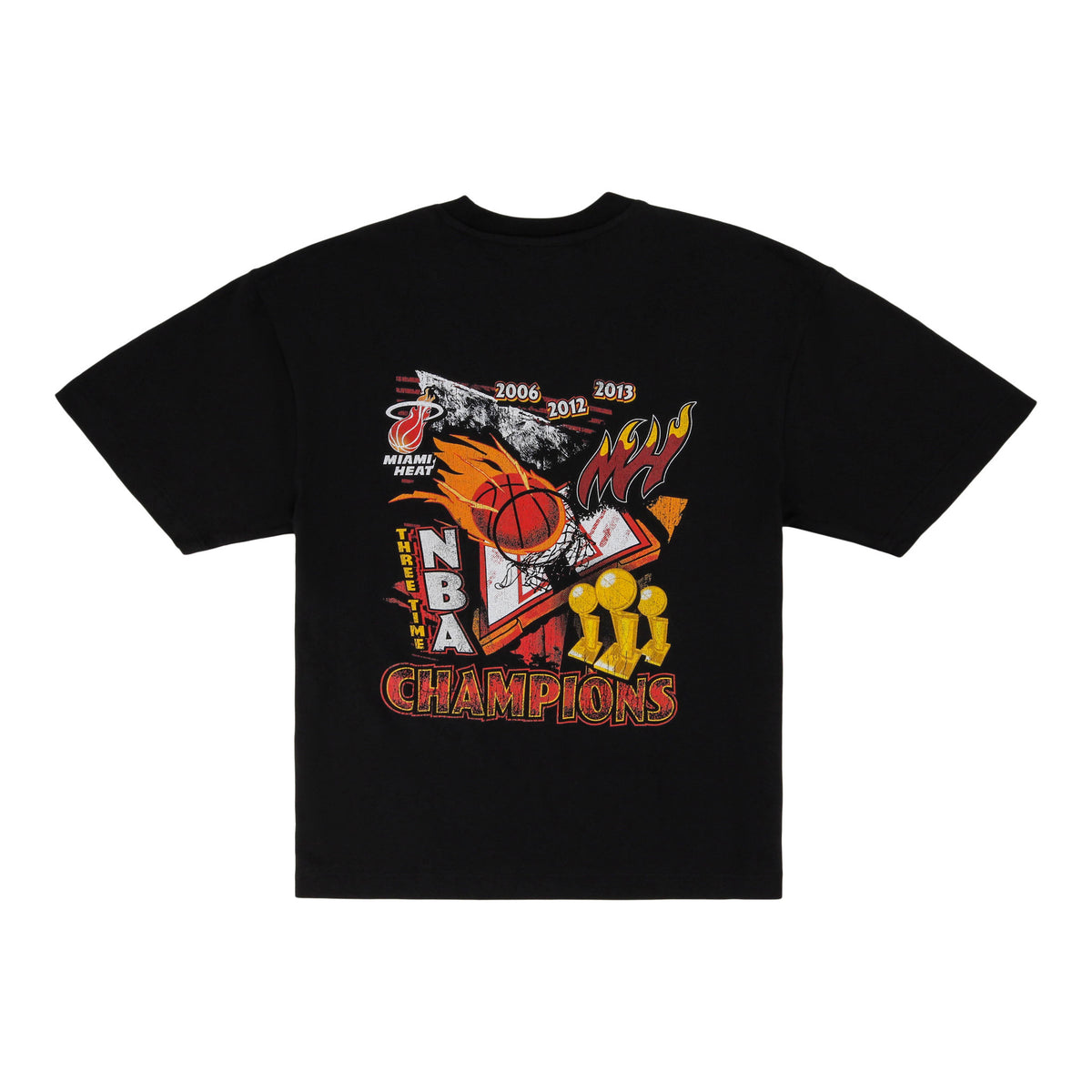 MIAMI HEAT 3X Champs Foundation Tee BLK/BLK