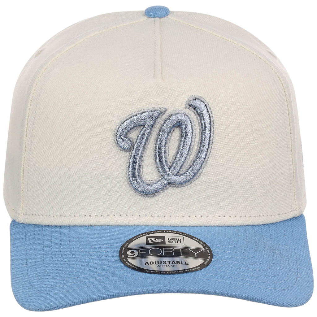 Washington Nationals MLB Chrome x Sky FASHION CORE New Era 9FORTY A-Frame