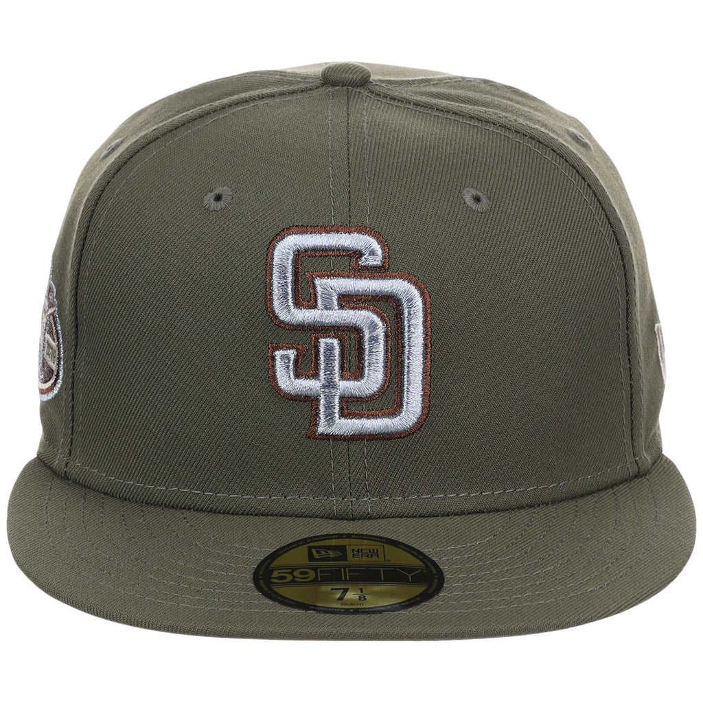 San Diego Padres MLB Olive Alloy New Era 59FIFTY