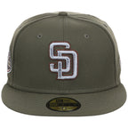 San Diego Padres MLB Olive Alloy New Era 59FIFTY