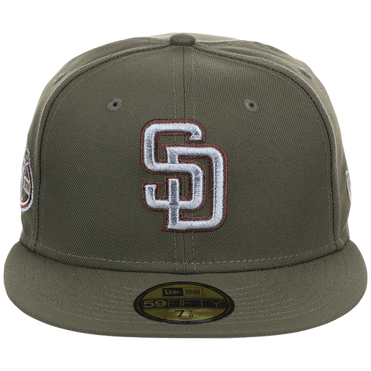 San Diego Padres MLB Olive Alloy New Era 59FIFTY