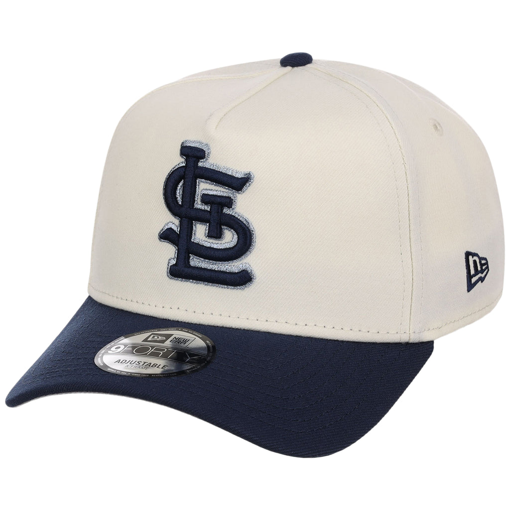 St. Louis Cardinals MLB Chrome x Navy FASHION CORE New Era 9FORTY A-Frame