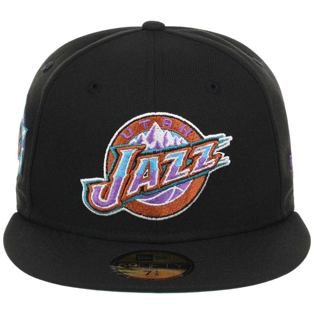 Utah Jazz NBA Black Dome New Era 59FIFTY