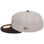 Texas Rangers Lone Star Livestock New Era 59FIFTY (Stone/Dark Brown)