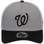 Washington Nationals MLB Gray x Black FASHION CORE New Era 9FORTY A-Frame