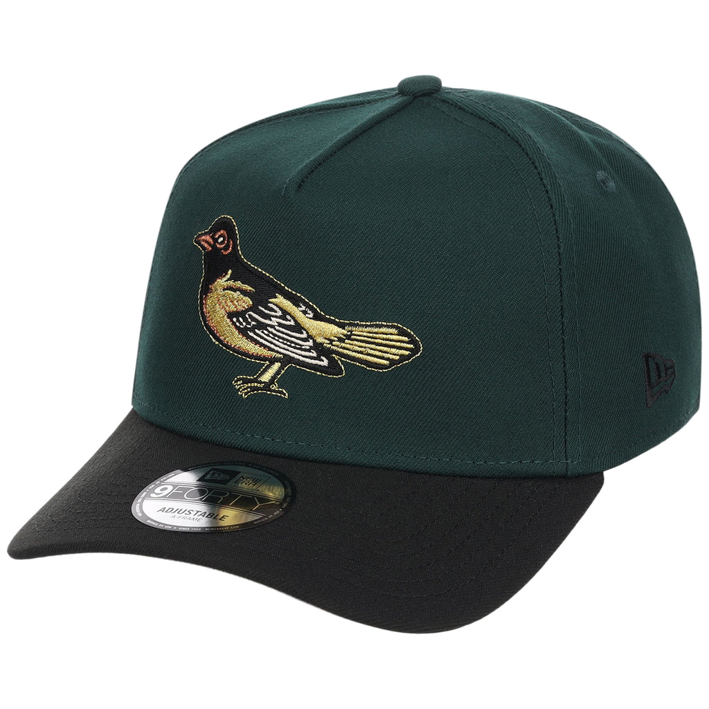 Baltimore Orioles MLB Dark Green x Black FASHION CORE New Era 9FORTY A-Frame