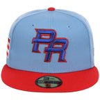 Puerto Rico Crown the Country New Era 59FIFTY (Sky/Red)
