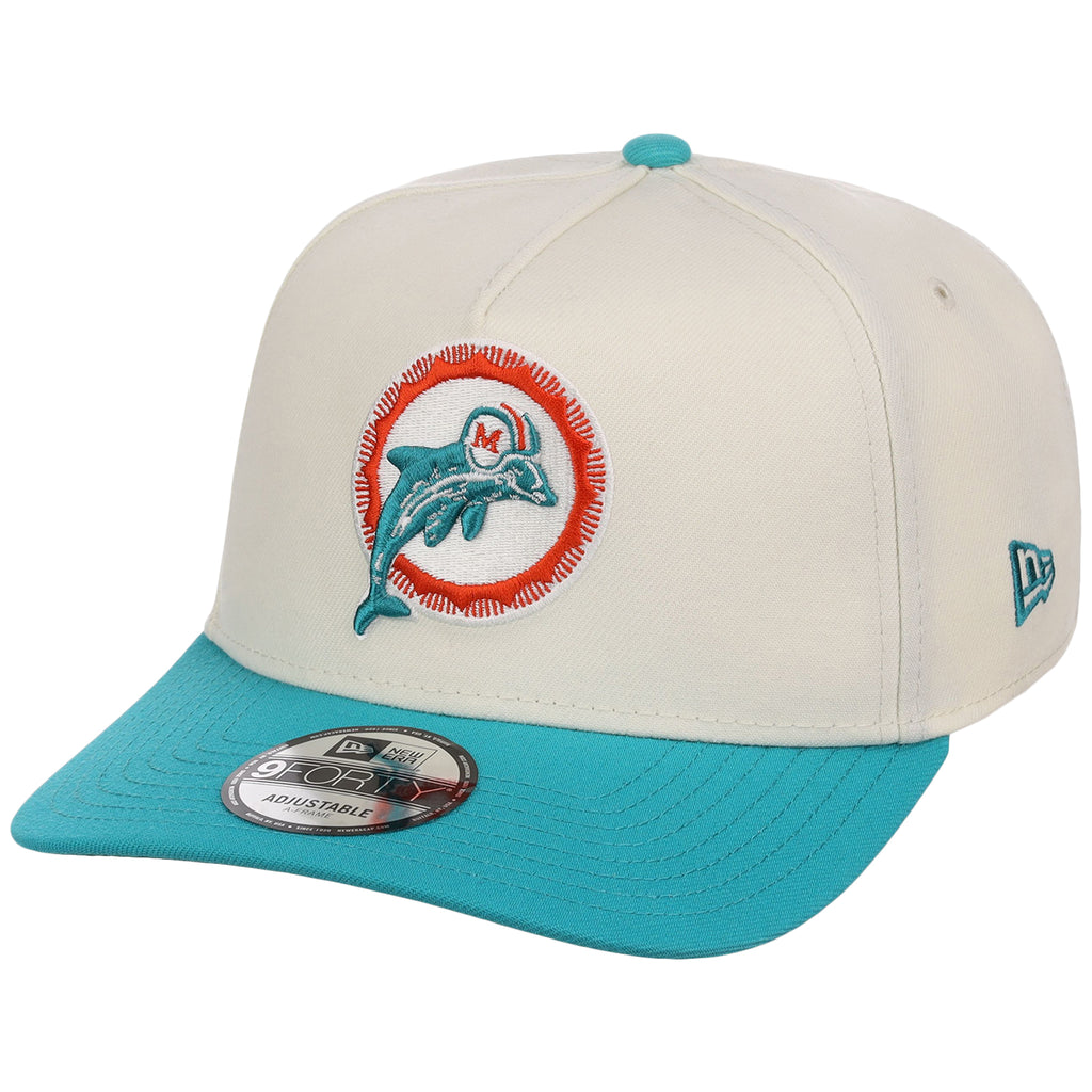 Miami Dolphins NFL Chrome OTC New Era 9FORTY A-Frame