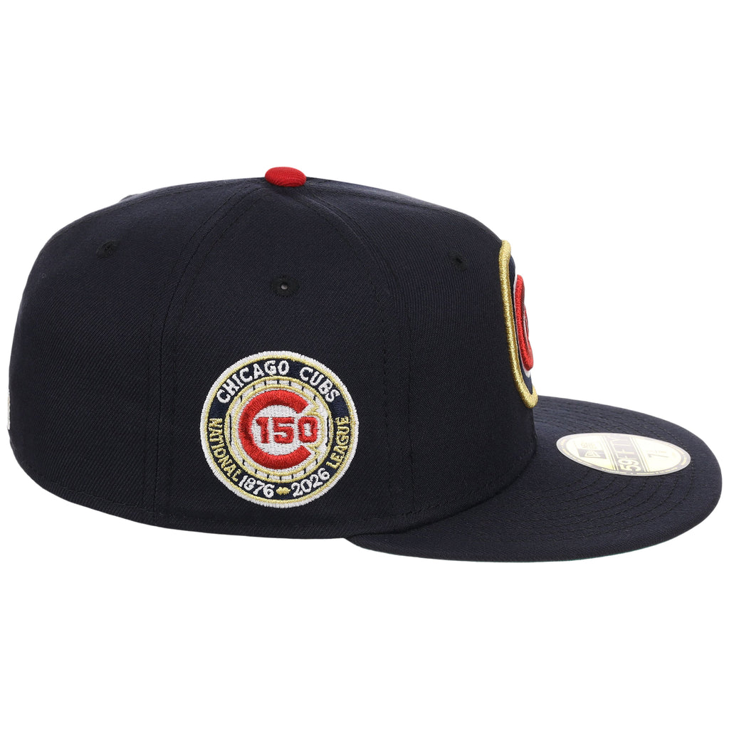 Chicago Cubs Northside Chicago Crown the City New Era 59FIFTY (Navy/Navy)
