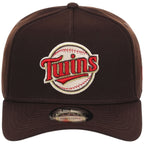 Minnesota Twins MLB Burnt Wood FASHION CORE New Era 9FORTY A-Frame