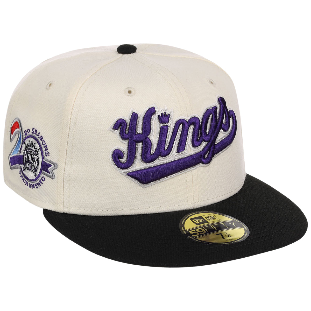 Sacramento Kings NBA Chrome OTC New Era 59FIFTY (Chrome/Black)