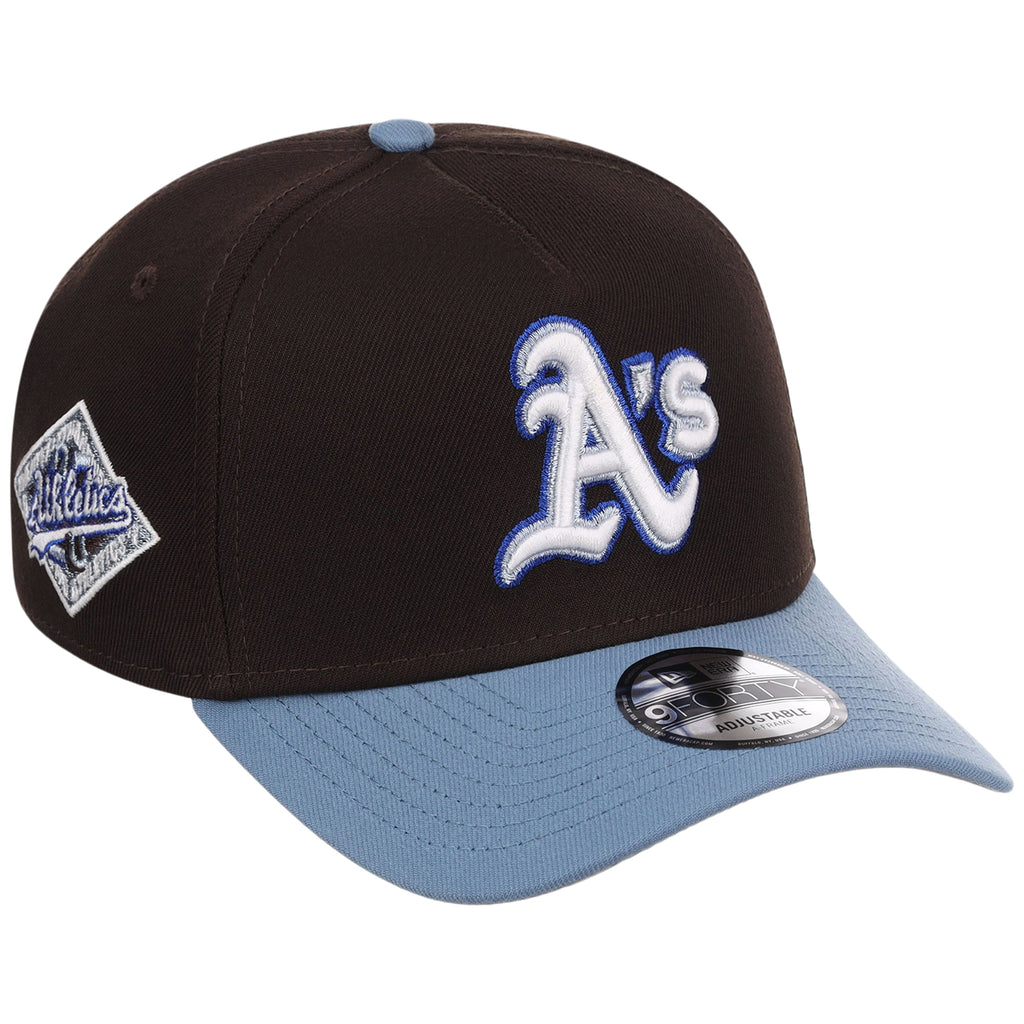 Oakland Athletics MLB Driftwood Fade New Era 9FORTY A-Frame