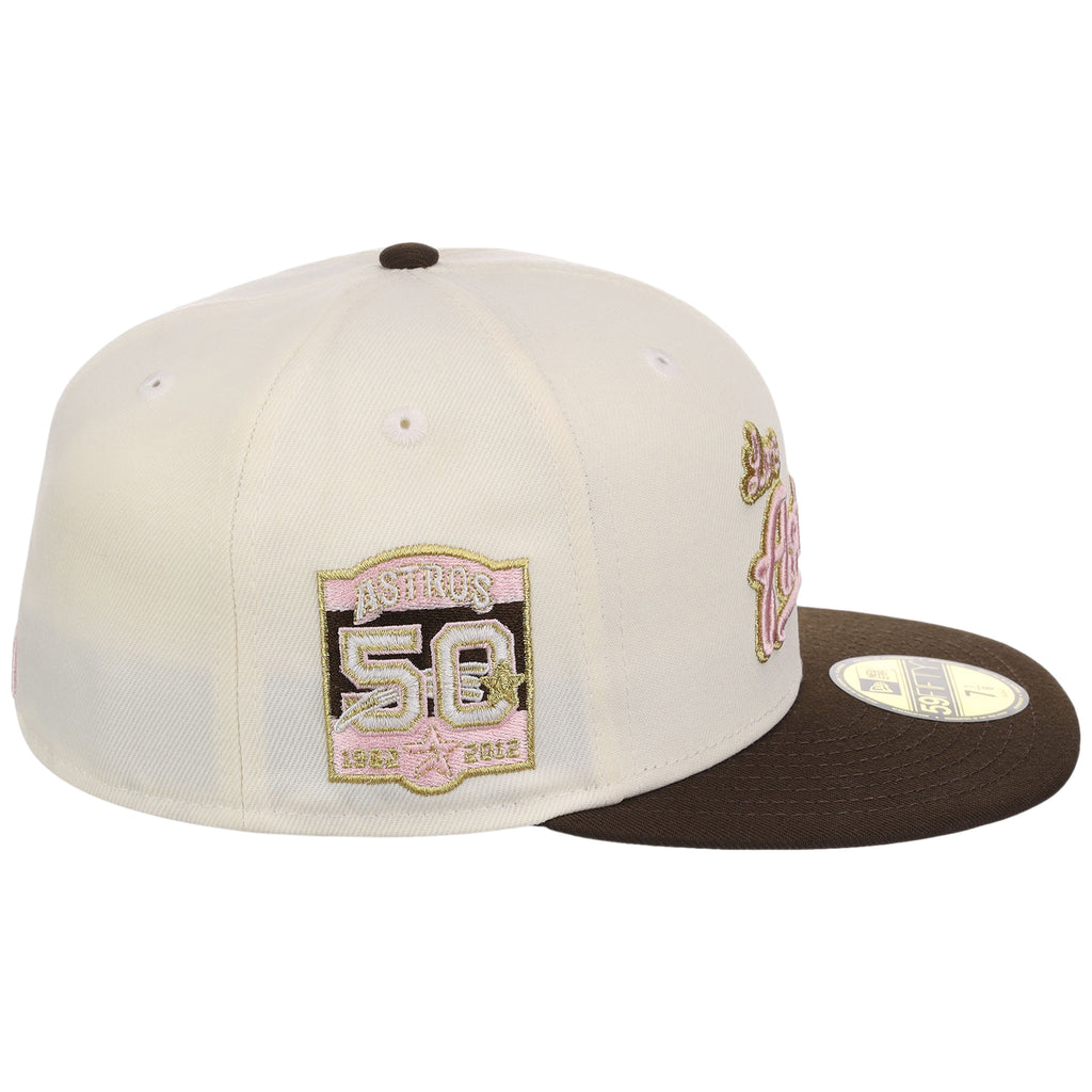 Houston Astros Julieta 2.0 'The Chapters' New Era 59FIFTY Collection (Chrome/Brown)
