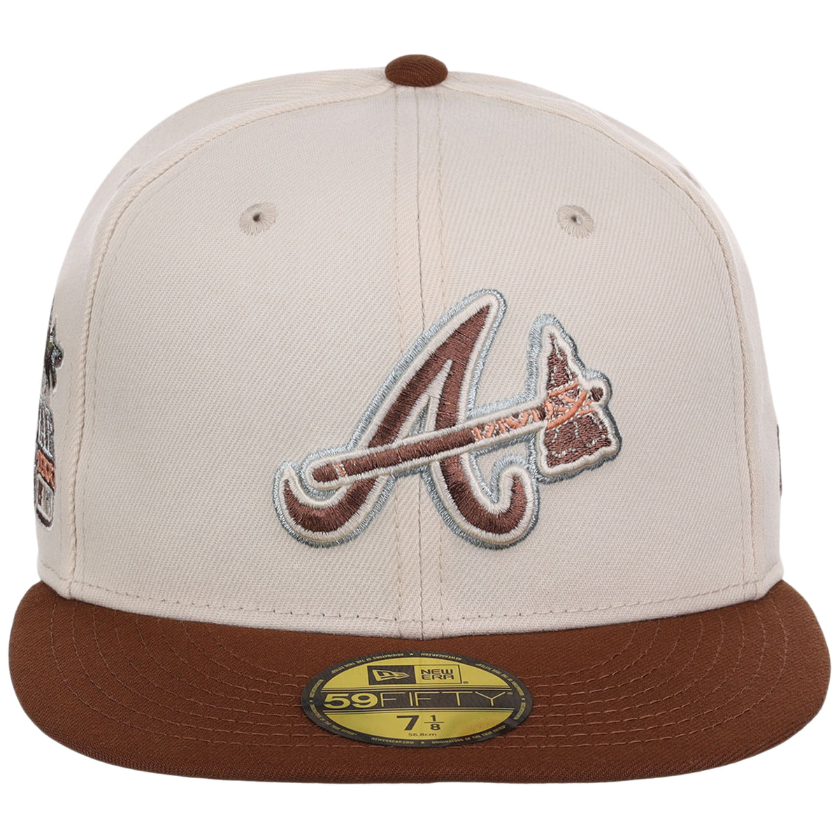Atlanta Braves MLB Auburn Cream New Era 59FIFTY