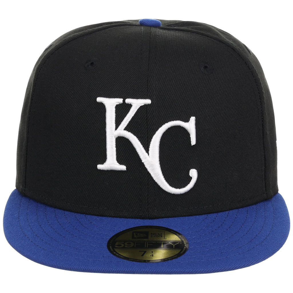 Kansas City Royals MLB Cooperstown Authentic Collection New Era 59FIFTY (Black/Royal)