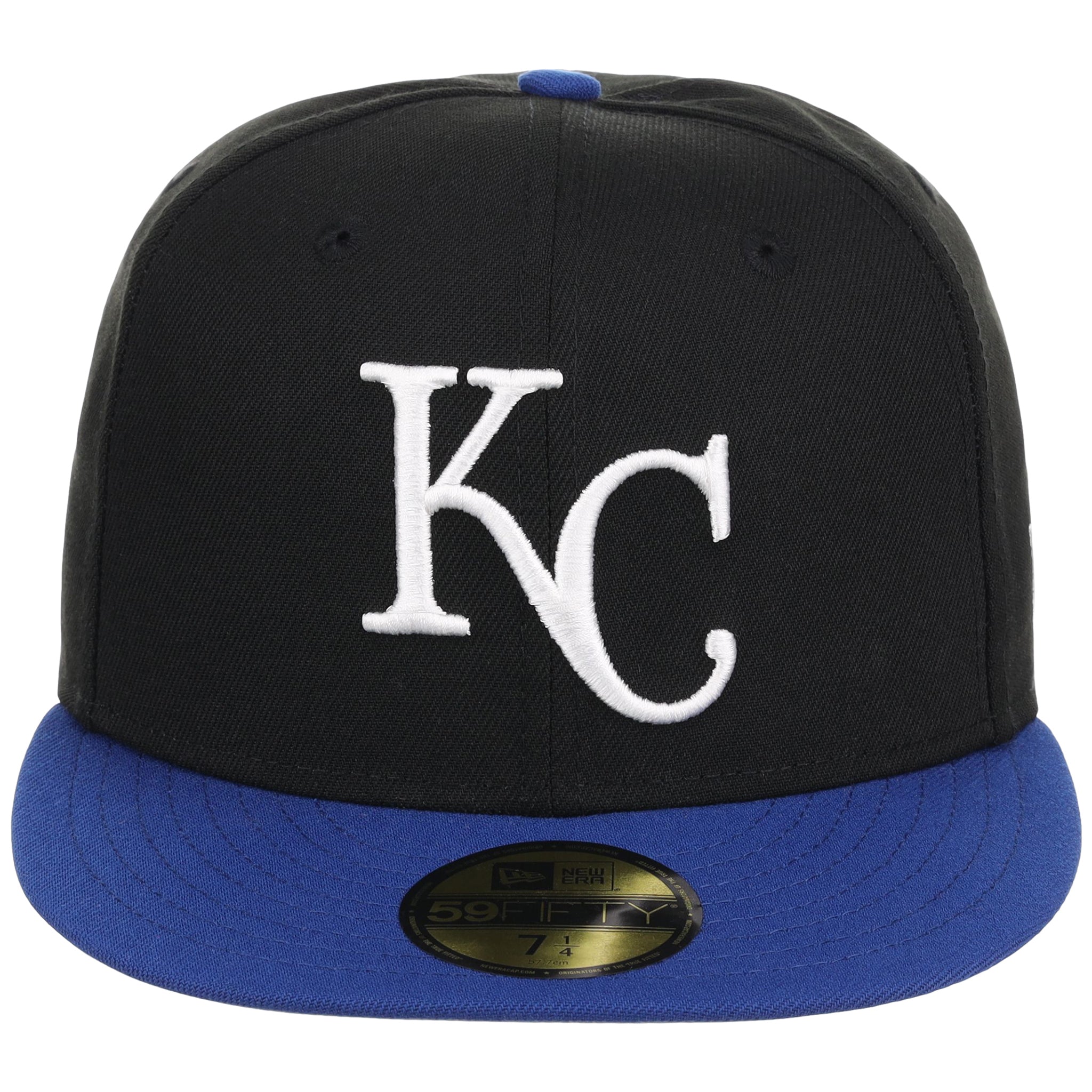 Kansas City Royals MLB Cooperstown Authentic Collection New Era 59FIFTY (Black/Royal)