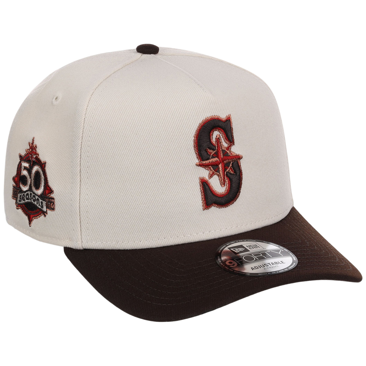 Seattle Mariners MLB Burnished Clay New Era 9FORTY A-Frame – 1
