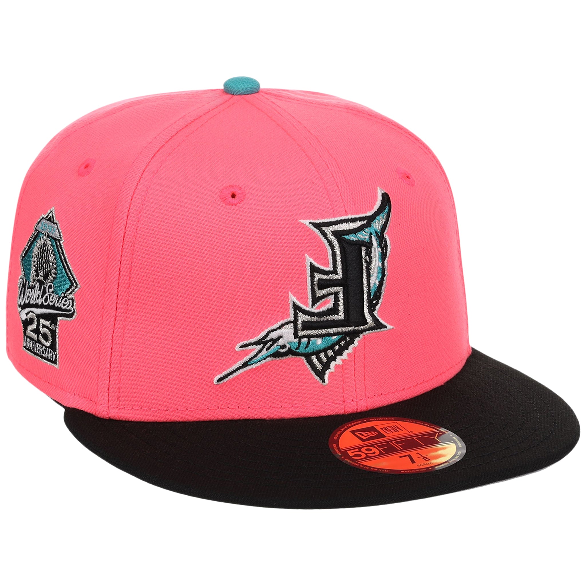 Florida Marlins MLB Flipmode 2.0 New Era 59FIFTY (Pink/Black/Gray)