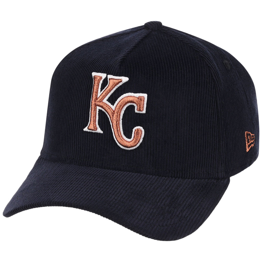 Kansas City Royals MLB Navy Cord FASHION CORE New Era 9FORTY A-Frame