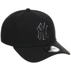 New York Yankees MLB Black x Pewter FASHION CORE New Era 9FORTY A-Frame