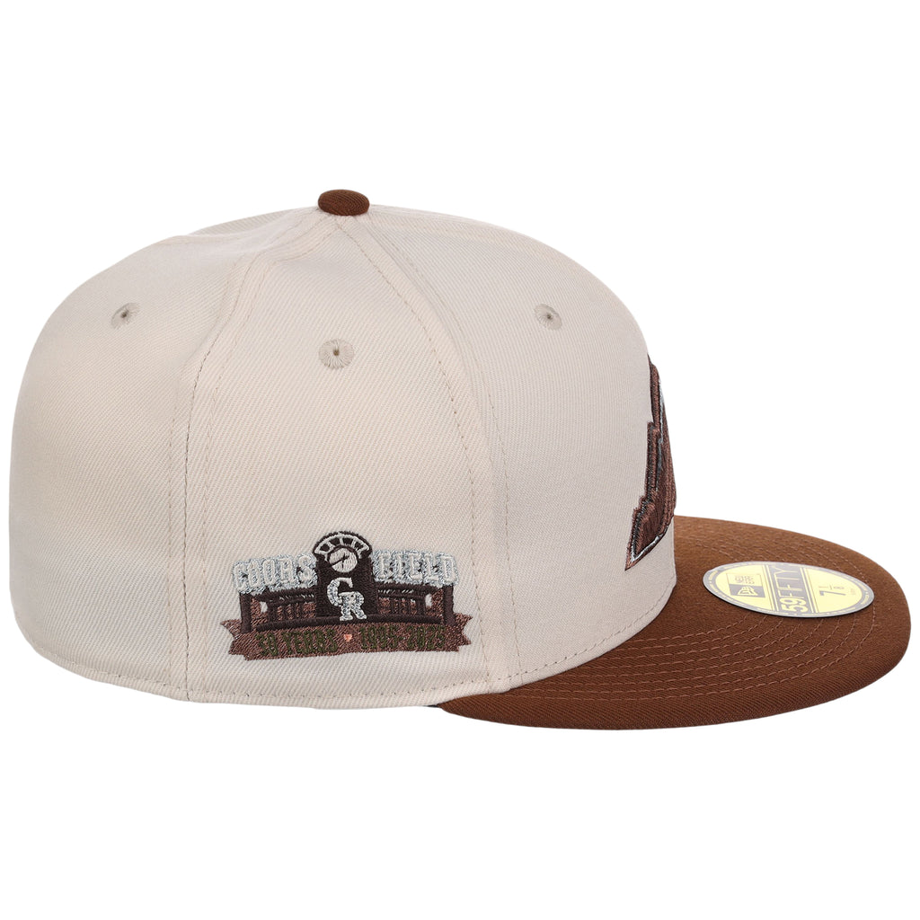 Colorado Rockies MLB Auburn Cream New Era 59FIFTY
