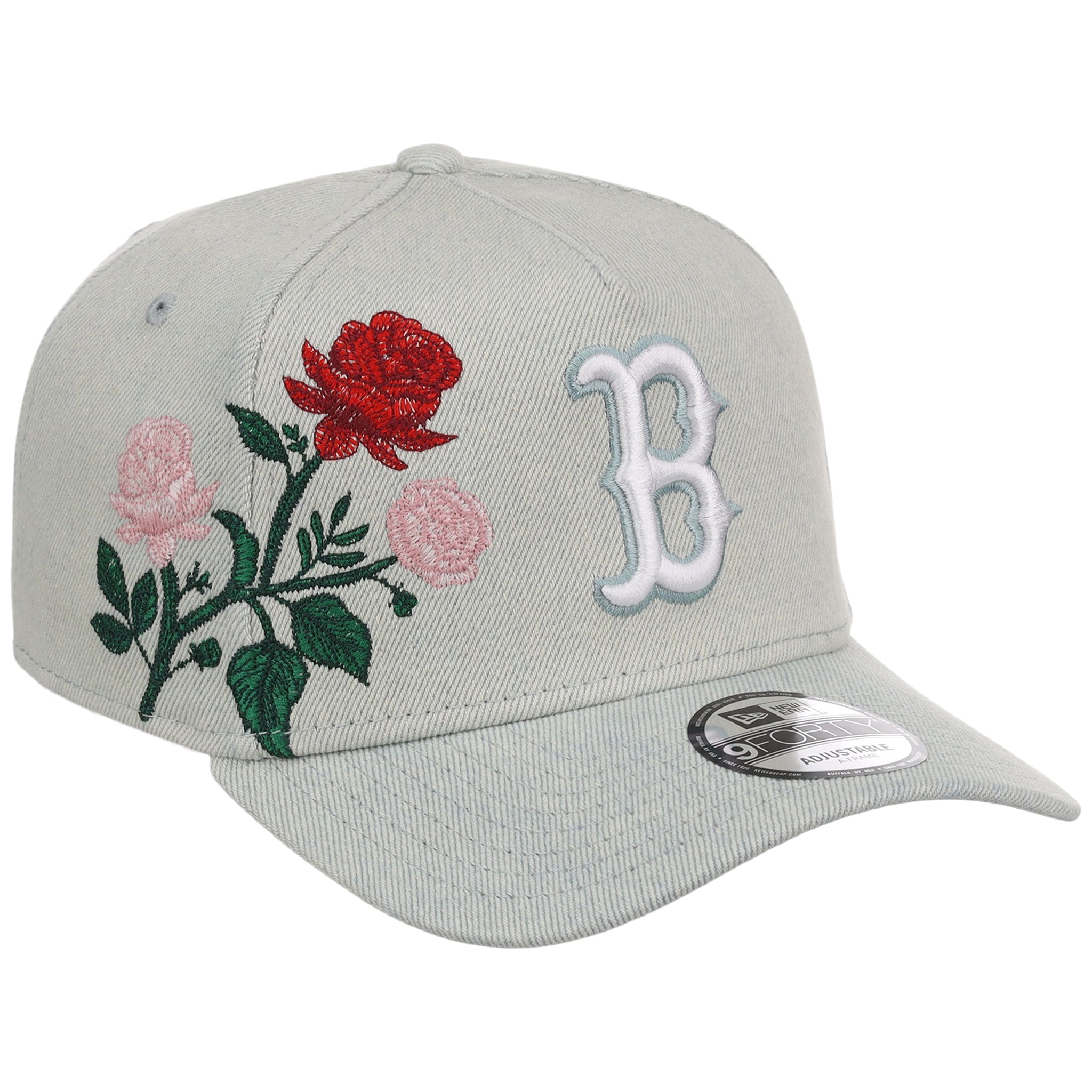 Boston Red Sox MLB Denim Flower New Era 9FORTY