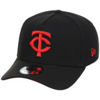 Minnesota Twins MLB Black x Red FASHION CORE New Era 9FORTY A-Frame