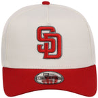 San Diego Padres MLB Chrome x Red FASHION CORE New Era 9FORTY A-Frame