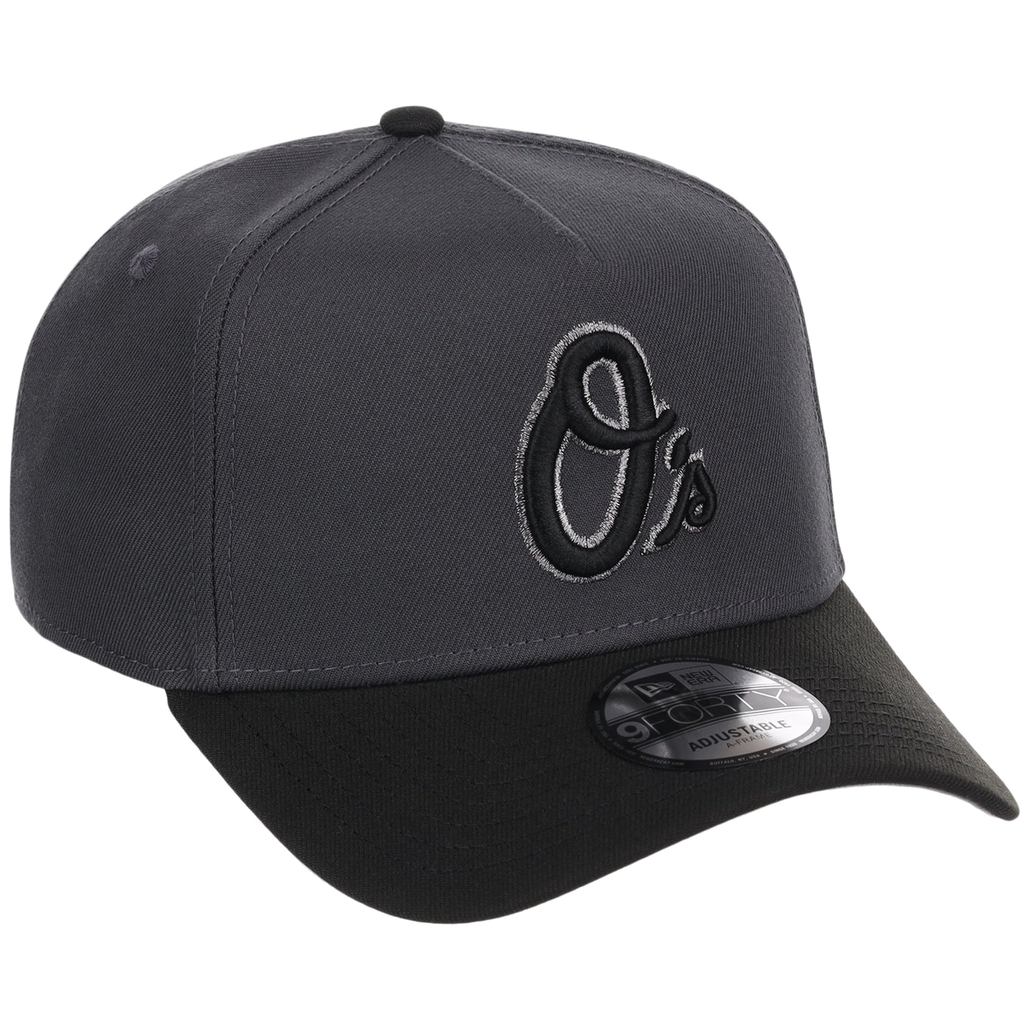 Baltimore Orioles MLB Graphite x Black FASHION CORE New Era 9FORTY A-Frame