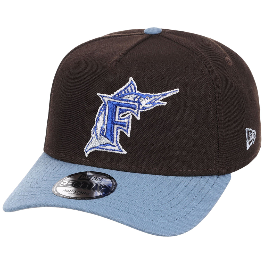 Miami Marlins MLB Driftwood Fade New Era 9FORTY A-Frame