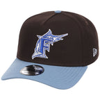 Miami Marlins MLB Driftwood Fade New Era 9FORTY A-Frame