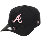 Atlanta Braves MLB Black x Pink FASHION CORE New Era 9FORTY A-Frame
