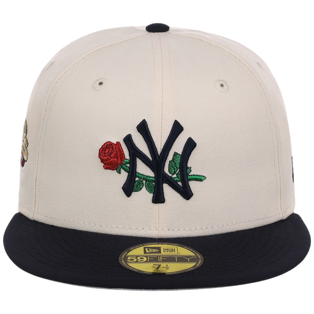 New York Yankees 'Concrete Roses' New Era 59FIFTY (Cream/Navy)