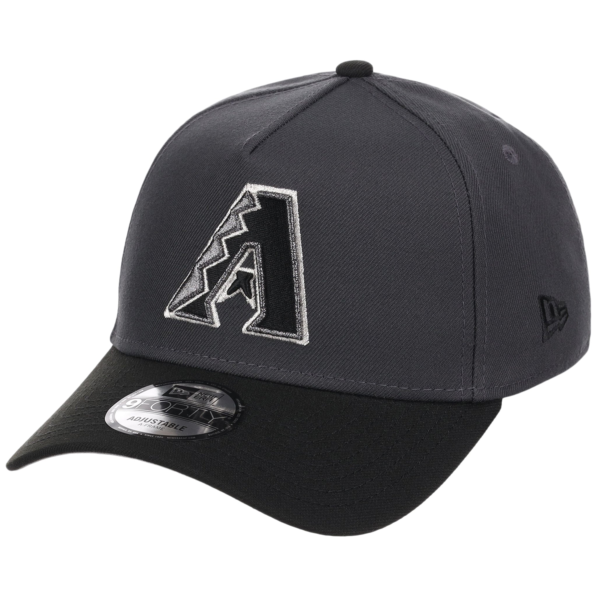 Arizona Diamondbacks MLB Graphite x Black FASHION CORE New Era 9FORTY A-Frame